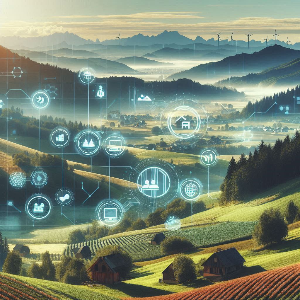 panorama des monts du Lyonnais